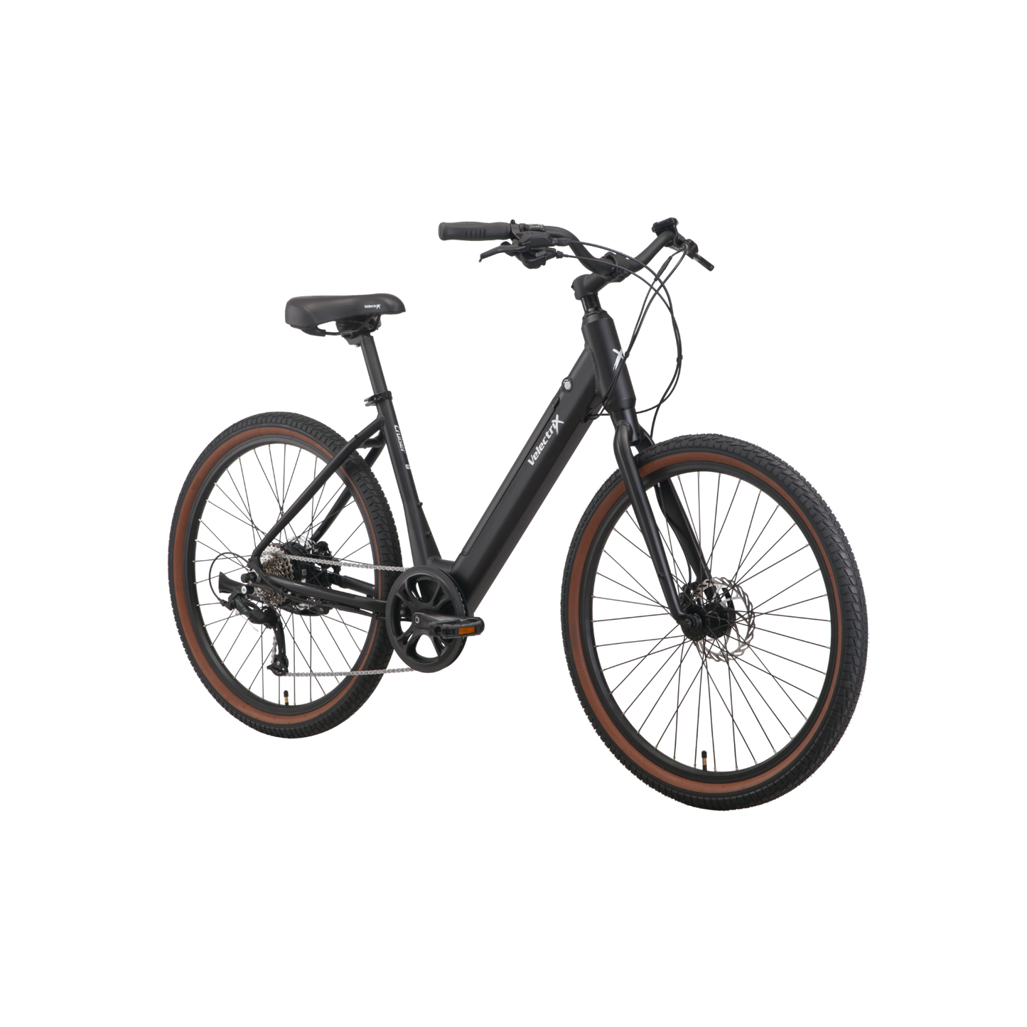 VelectriX Cruiser Step Through Electric Bike Jet Black