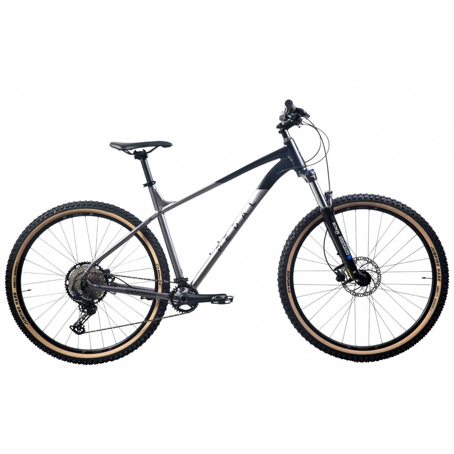 Pedal Viking 2 Hardtail Mountain Bike Black/Silver