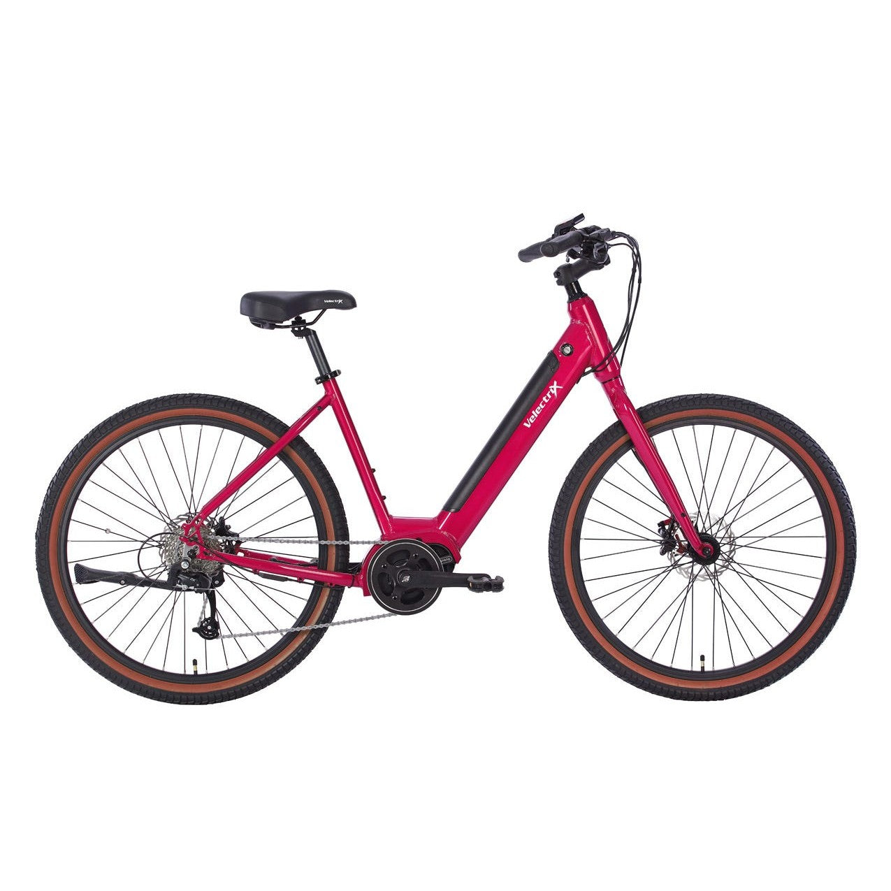VelectriX Cruiser Step Through Electric Hybrid Bike Jam