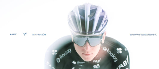 Introducing the MET Helmets x Tadej Pogačar Limited Editions 2026. Trenta 3K Carbon Tadej Pogačar - Performance Road Cycling Helmet Manta Tadej Pogačar - Aerodynamic Road Cycling helmet 