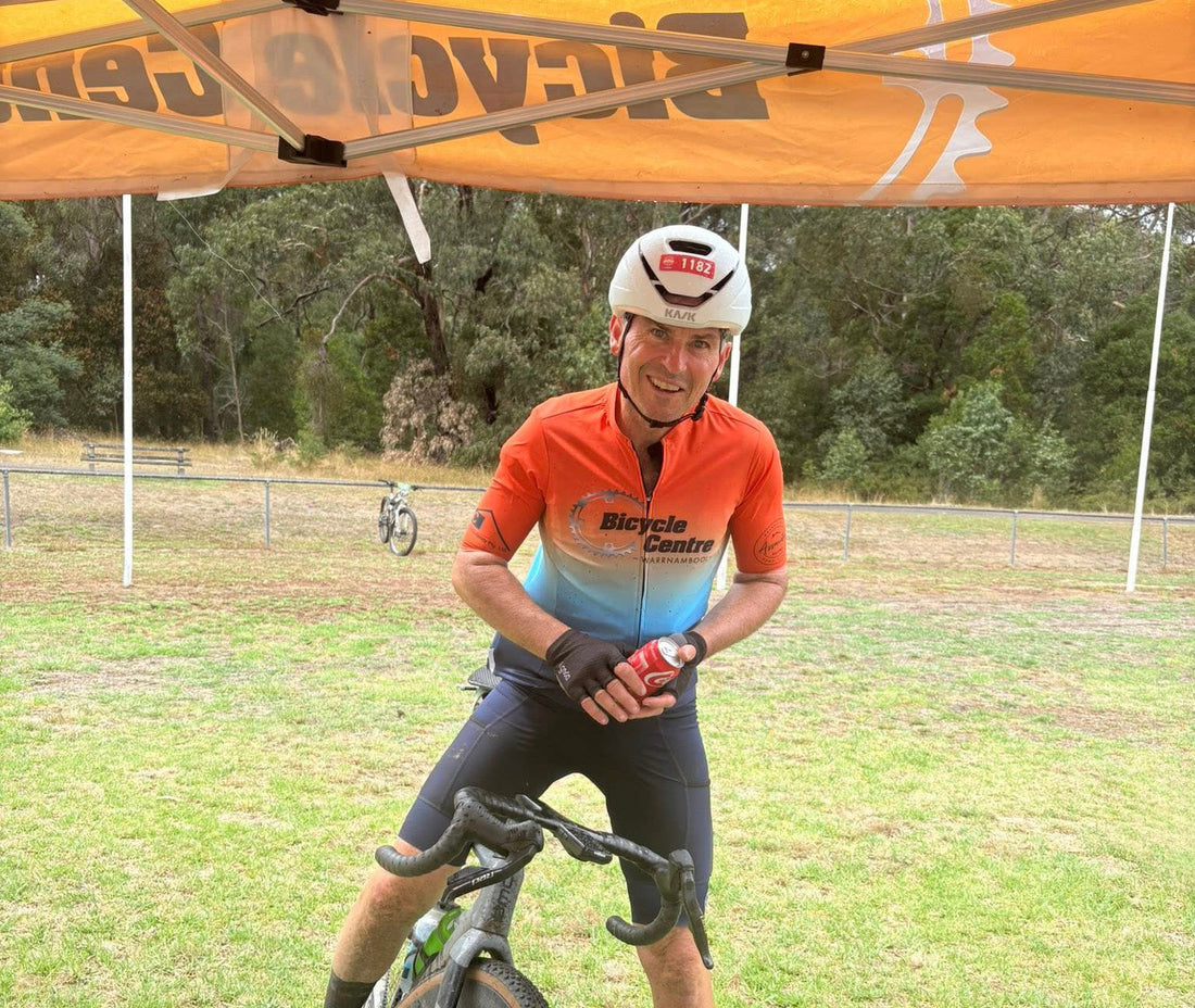 Andy from Bicycle Centre Warrnambool. Fundraising social ride - Ride for Wildlife. NSW