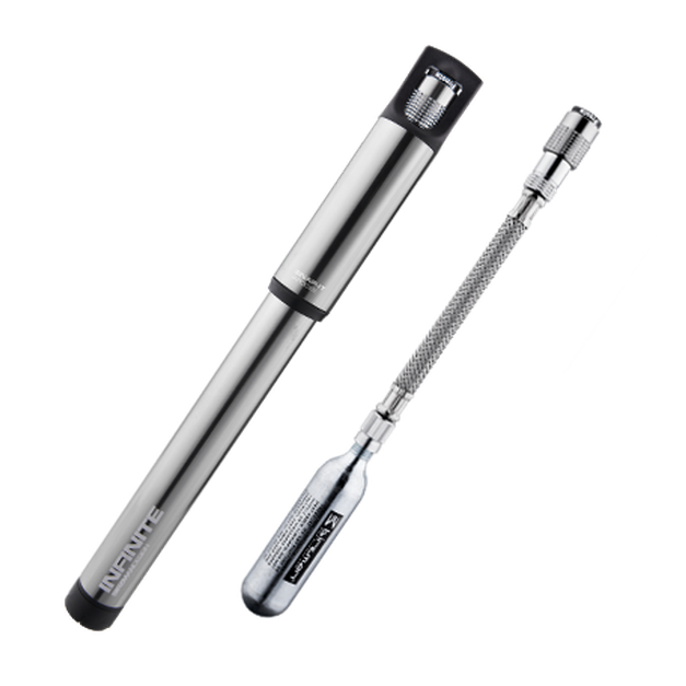 Birzman Infinite Apogee Road CO2 Hybrid Minipump Silver