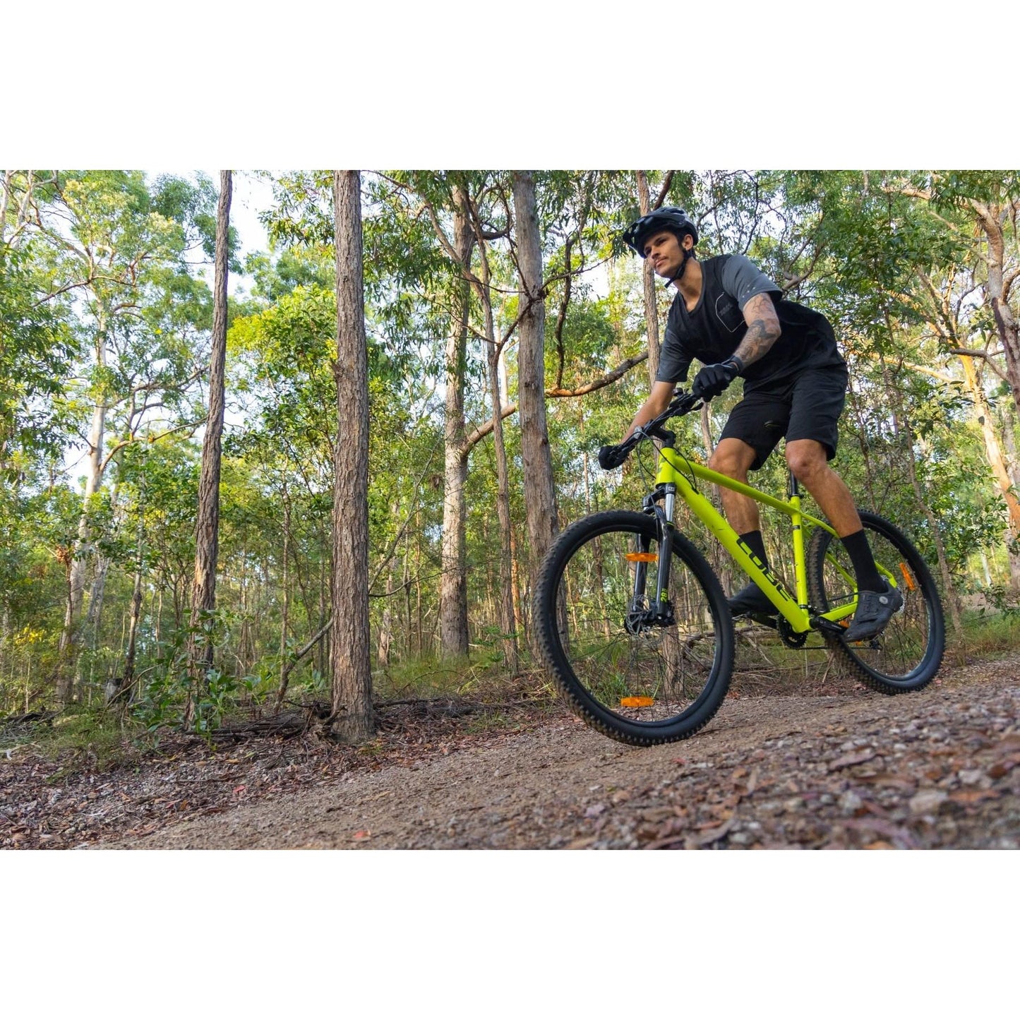 Cube Aim Hardtail Mountain Bike Green Moss