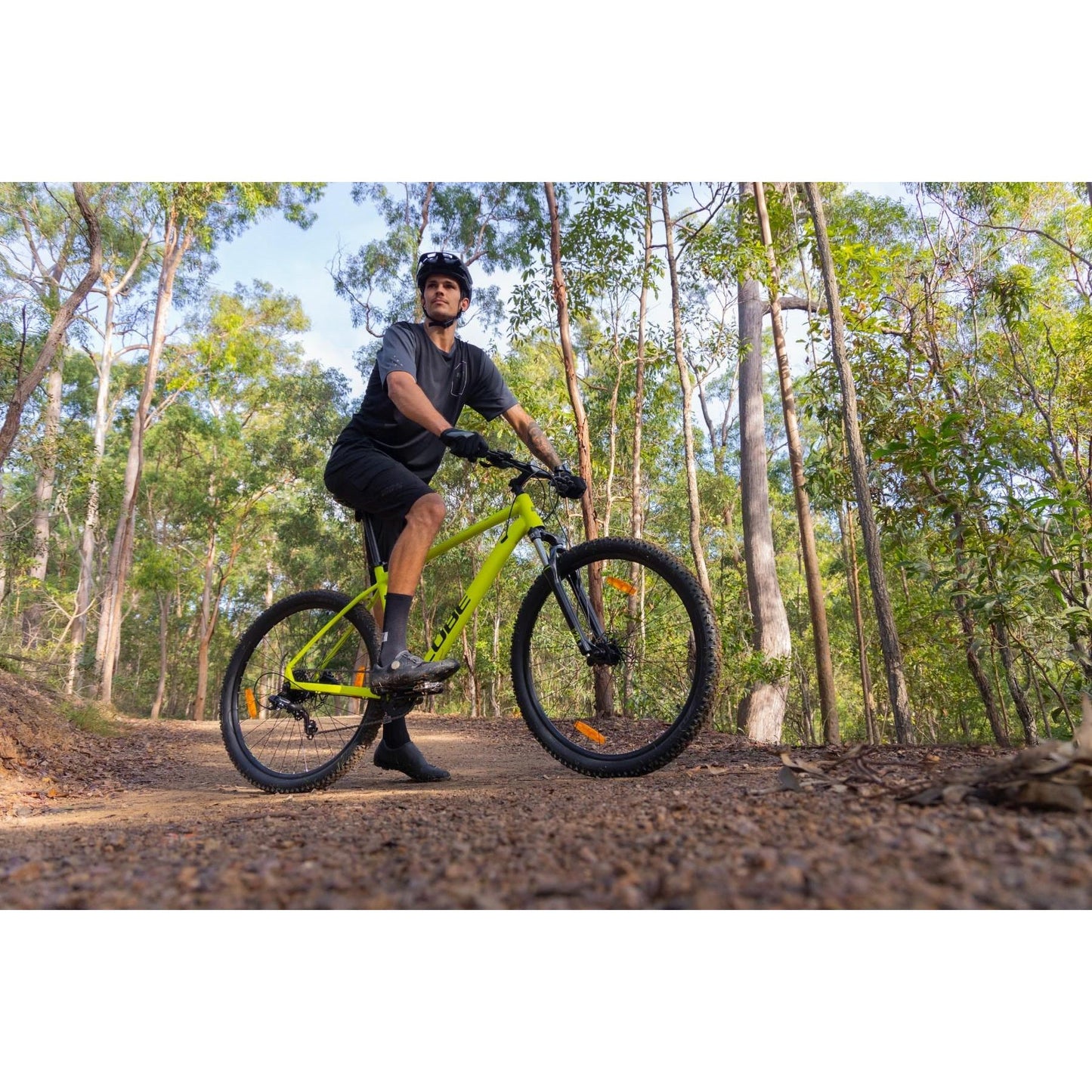 Cube Aim Hardtail Mountain Bike Green Moss