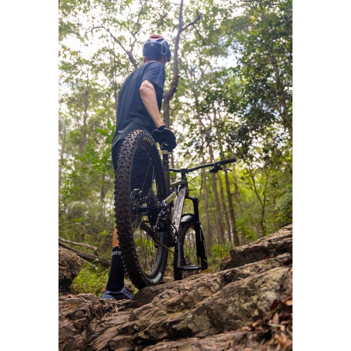 Silverback Stratos AL Elite MS Dual Suspension Mountain Bike Rainbow Grey/Silver
