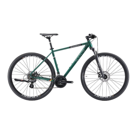 Silverback Scento Path MD Hybrid Bike Green/Silver