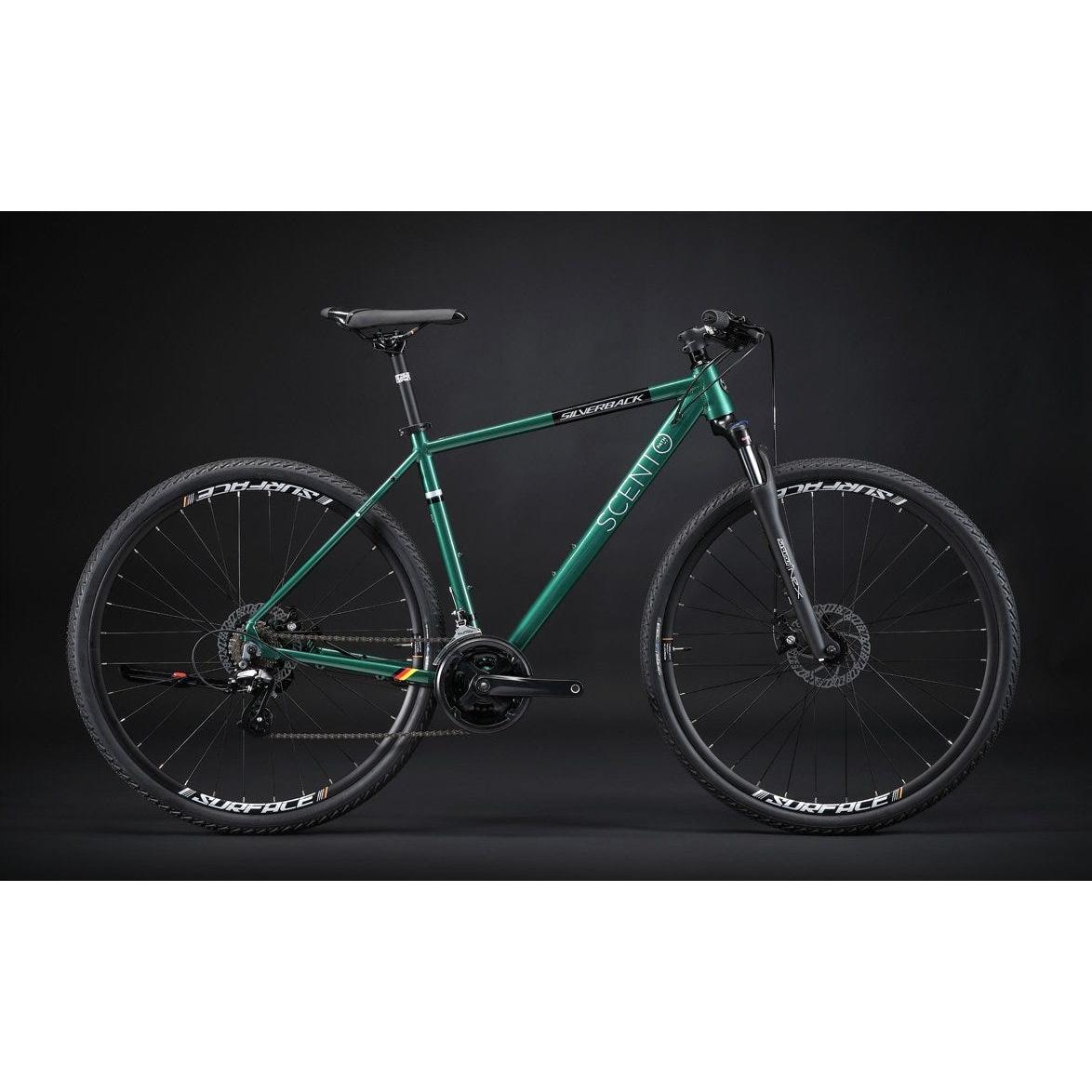 Silverback Scento Path MD Hybrid Bike Green/Silver