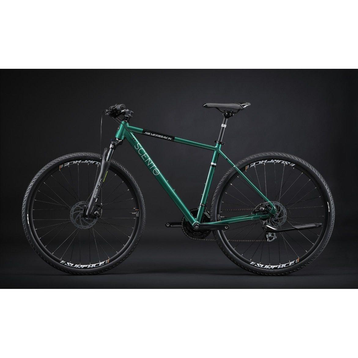 Silverback Scento Path MD Hybrid Bike Green/Silver