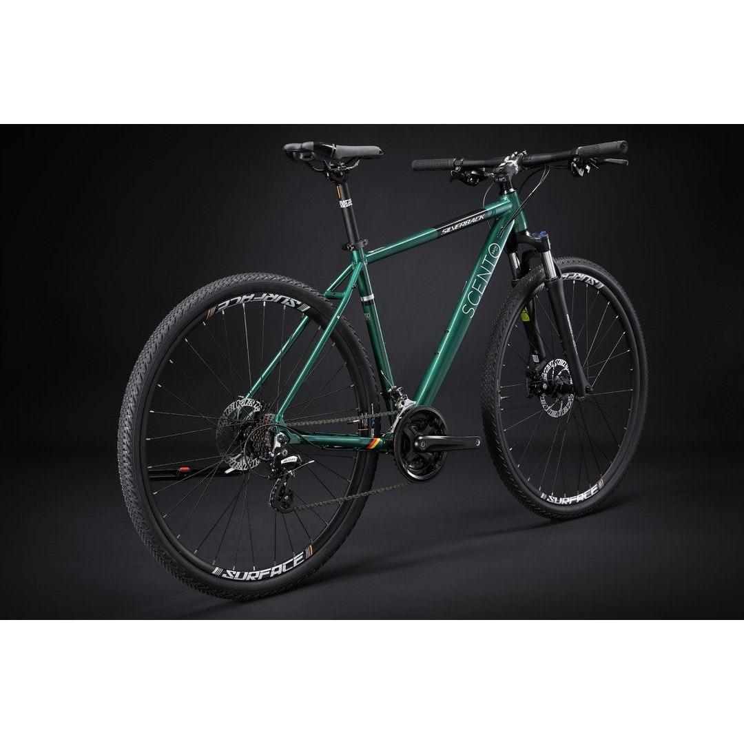 Silverback Scento Path MD Hybrid Bike Green/Silver