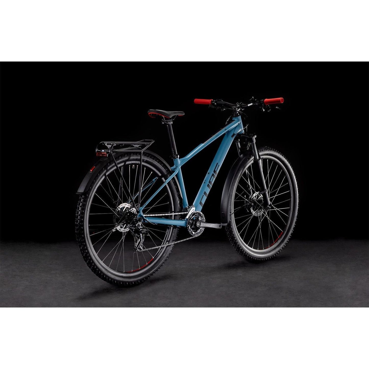 Cube Aim Allroad Hardtail Mountain Bike Blue 'n' Red