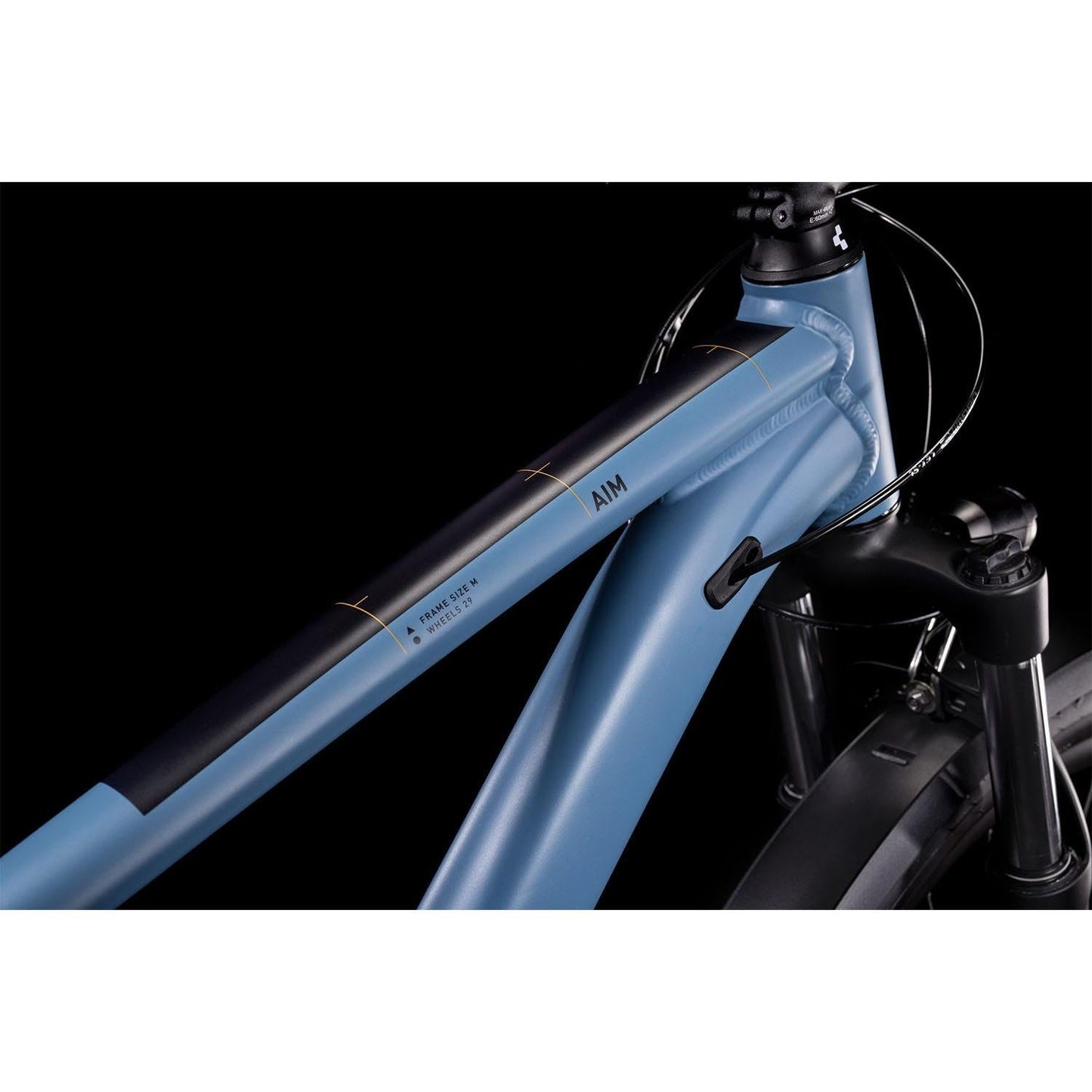 Cube Aim Allroad Hardtail Mountain Bike Blue 'n' Red