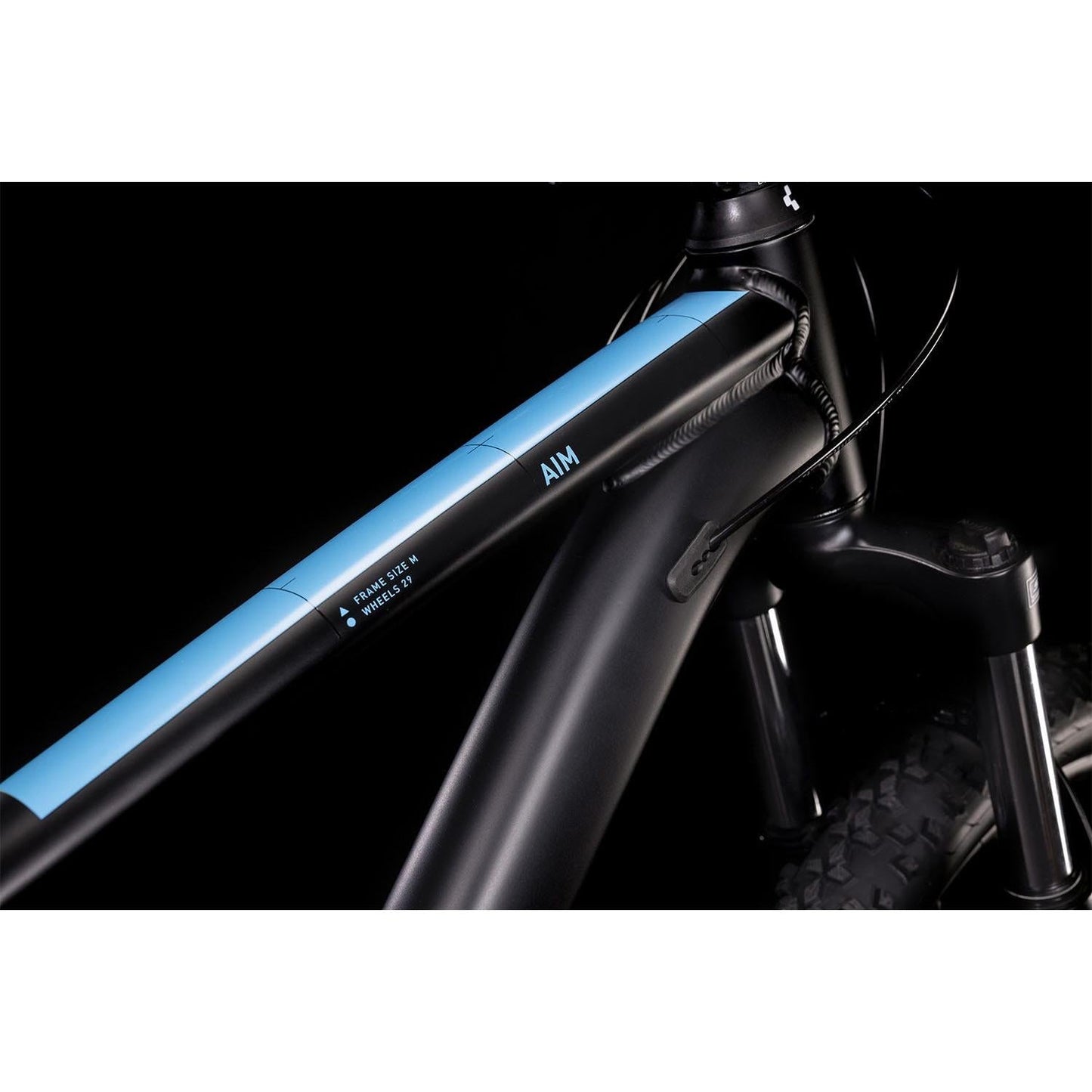 Cube Aim Hardtail Mountain Bike Black 'n' Blue  Euro Spec