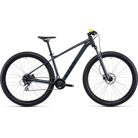 Cube Aim Pro Hardtail Mountain Bike Grey 'n' Flash Yellow