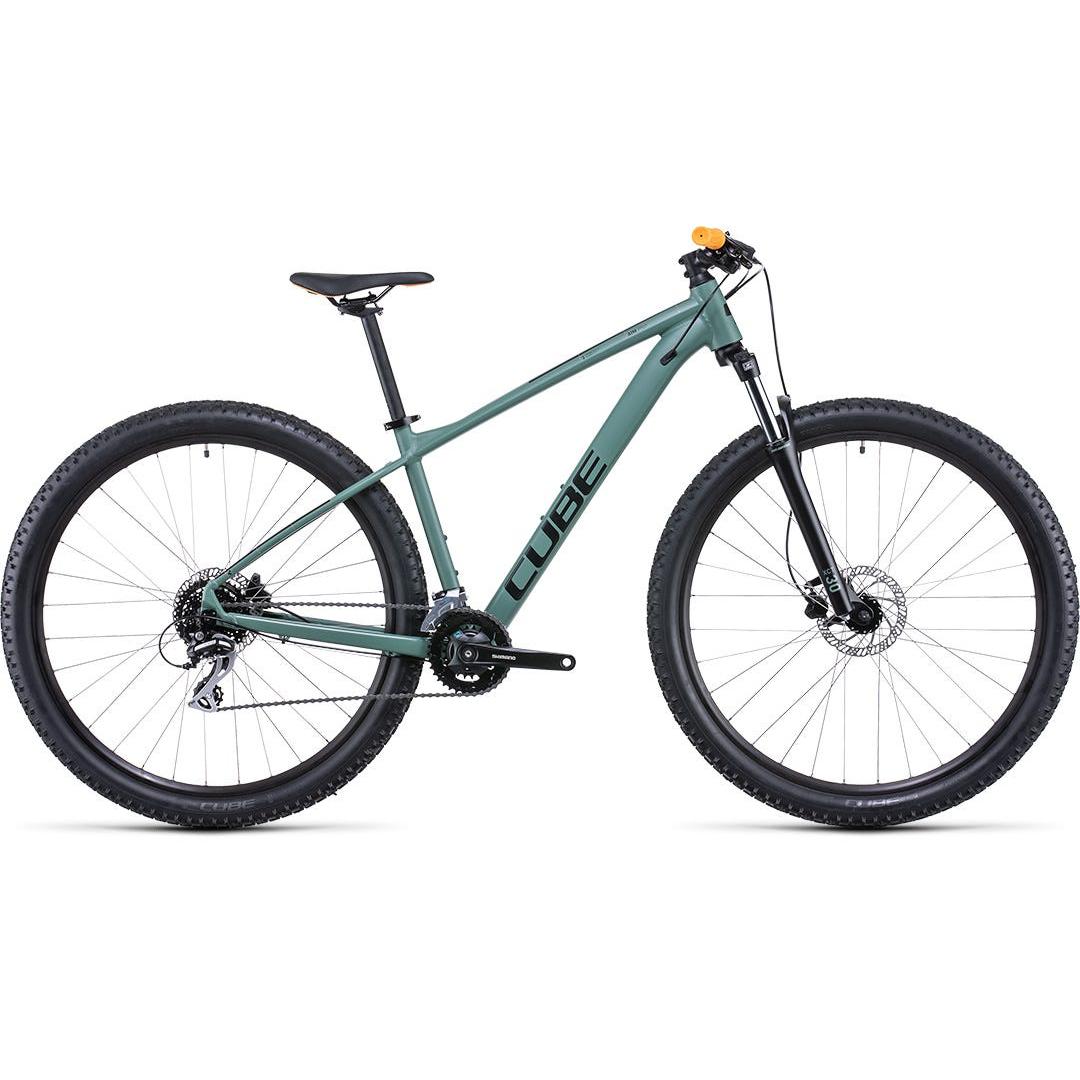 Cube Aim Pro Hardtail Mountain Bike Olive 'n' Orange  Euro Spec