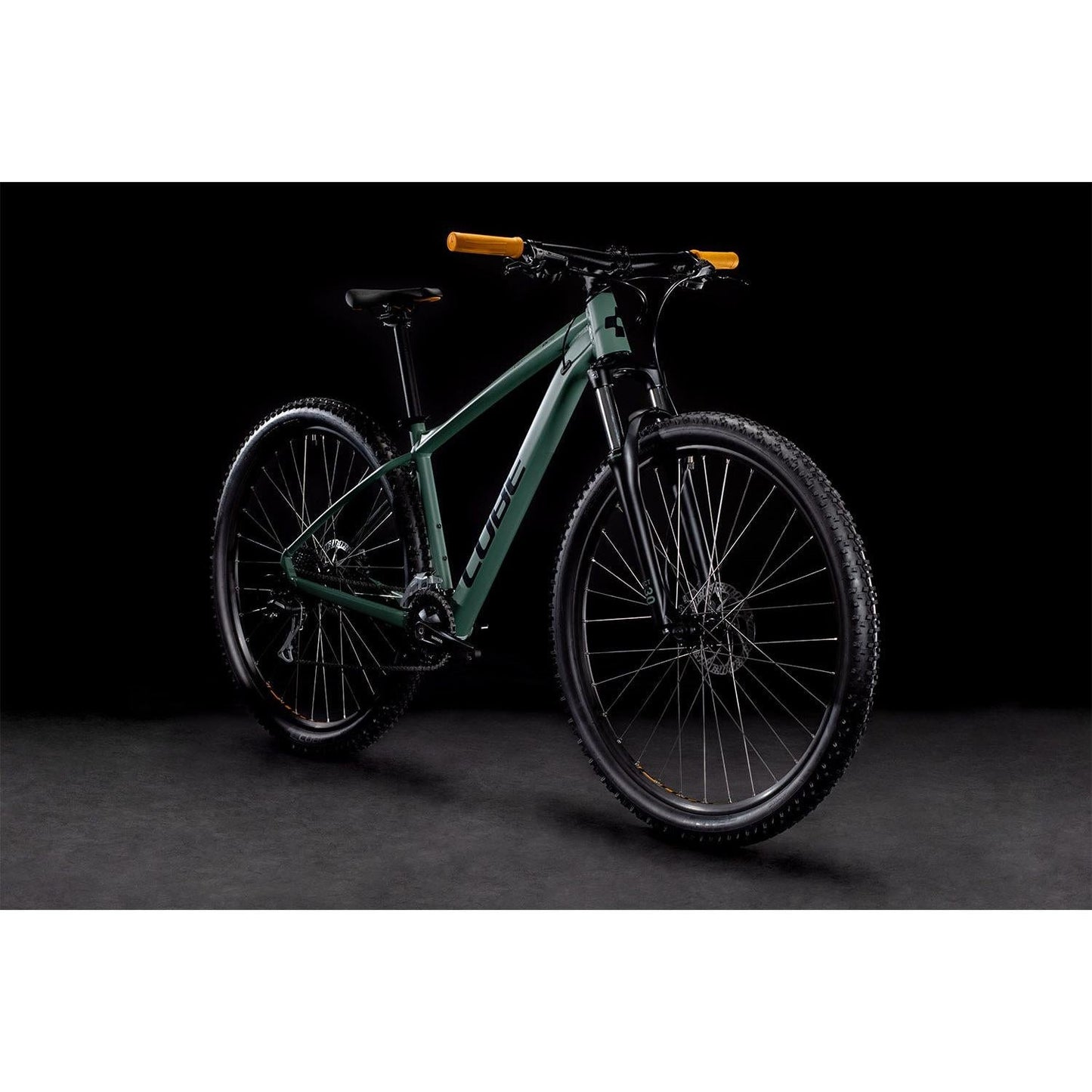 Cube Aim Pro Hardtail Mountain Bike Olive 'n' Orange  Euro Spec