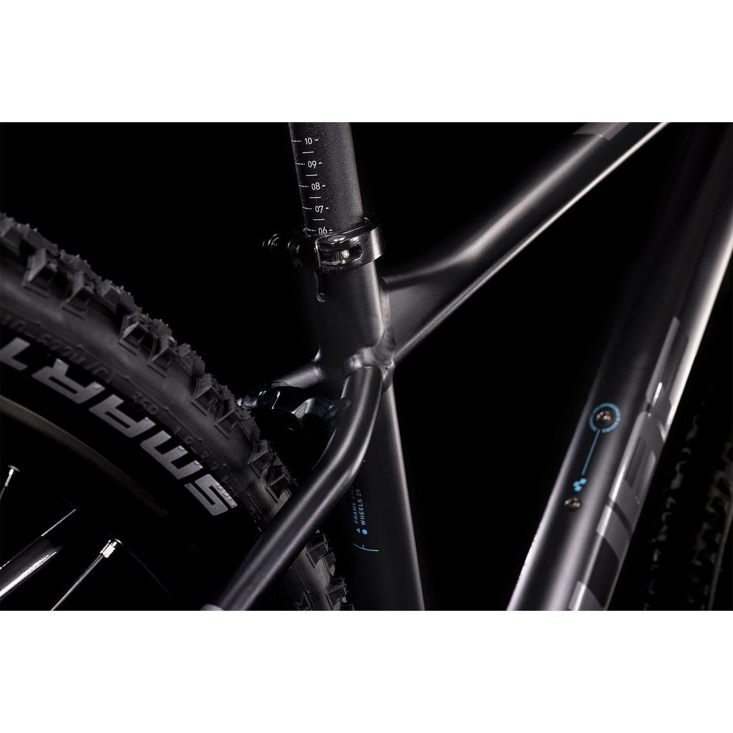 Cube Aim Race Hardtail Mountain Bike Black 'n' Azure