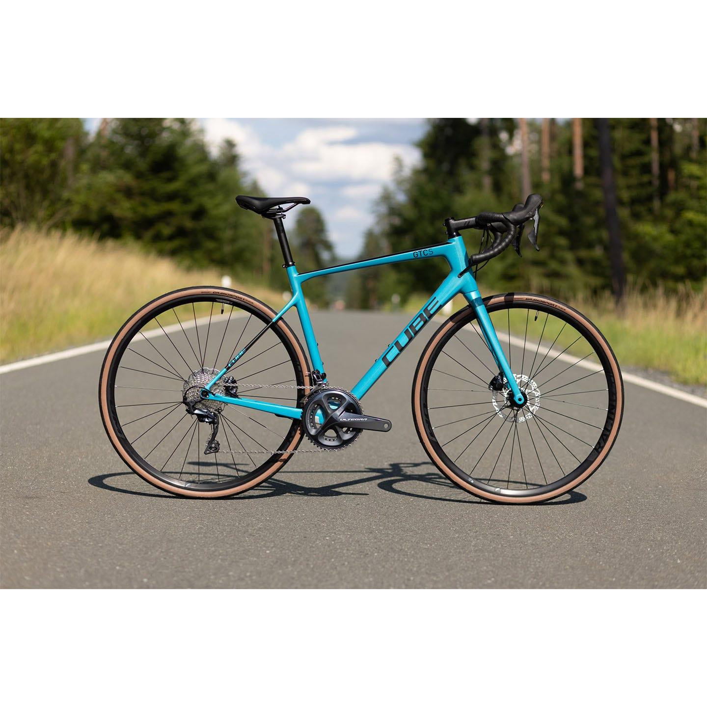 Cube Attain GTC SL Road Bike Teal Metal 'n' Carbon