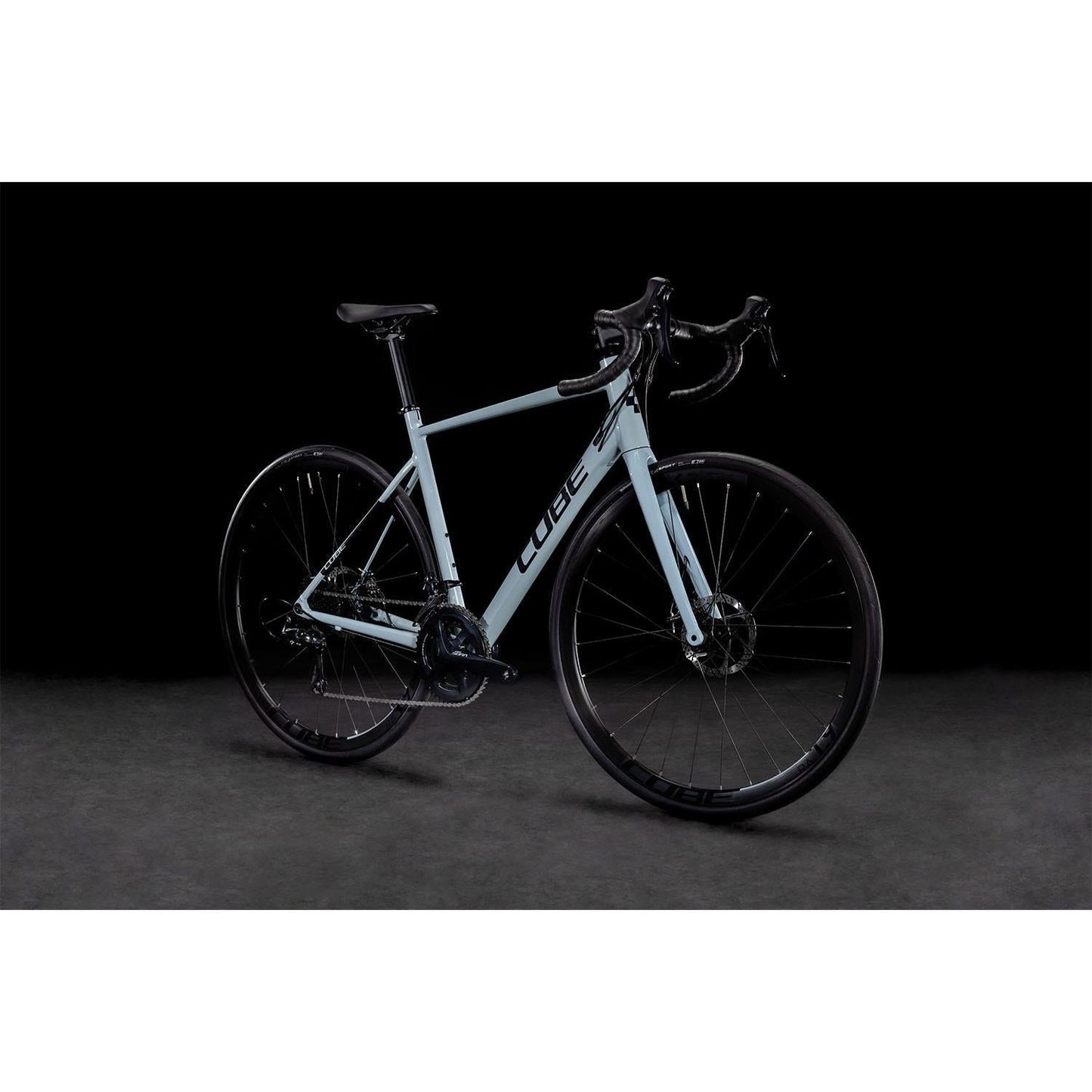 Cube Attain Pro Road Bike Sky Grey 'n' Black