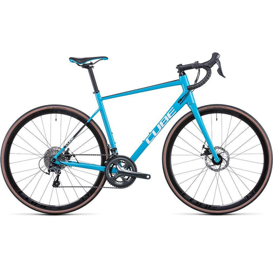 Cube Attain Race Road Bike Sky Blue 'n' Black