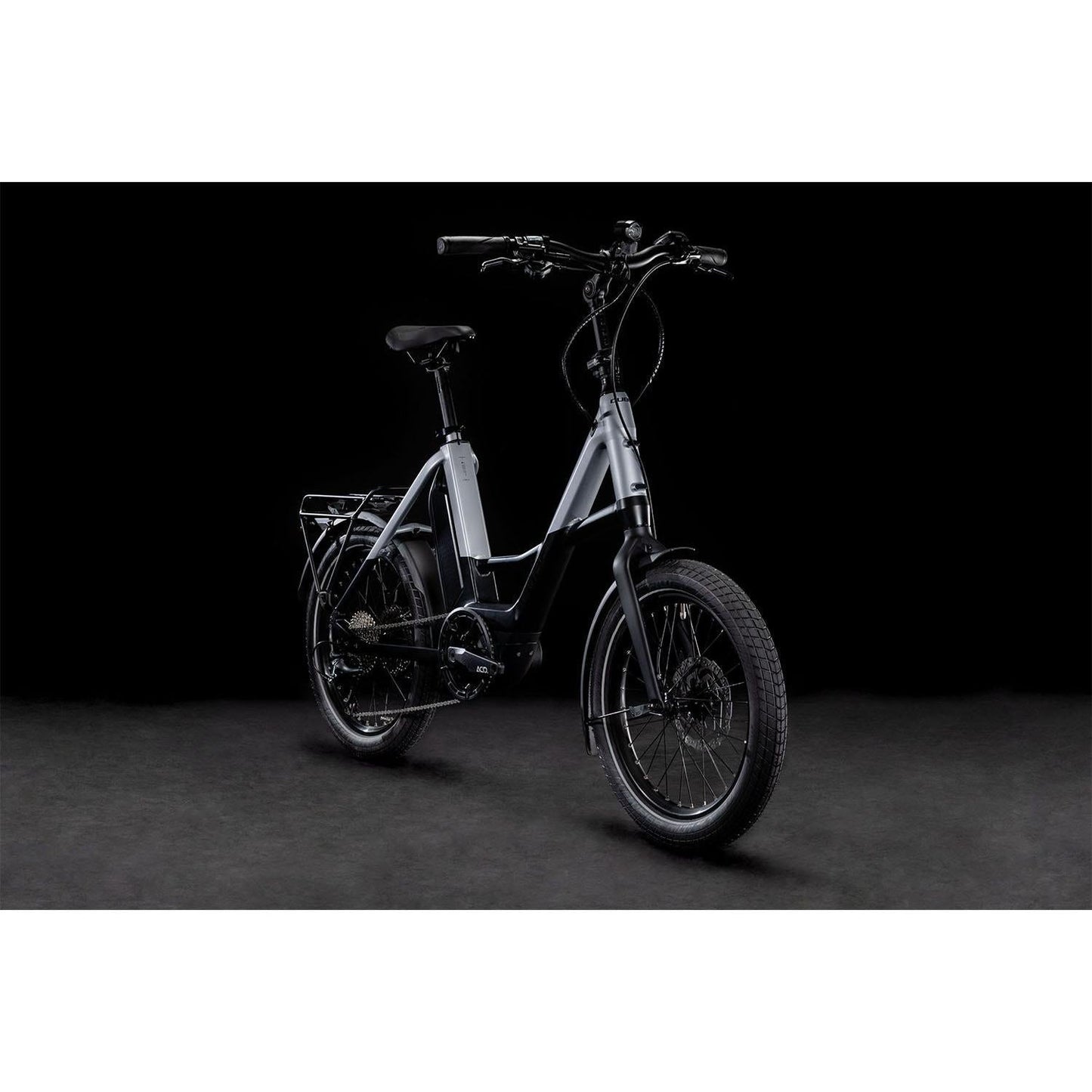 Cube Compact Sport Hybrid 500 Electric Bike Black 'n' Polar Silver
