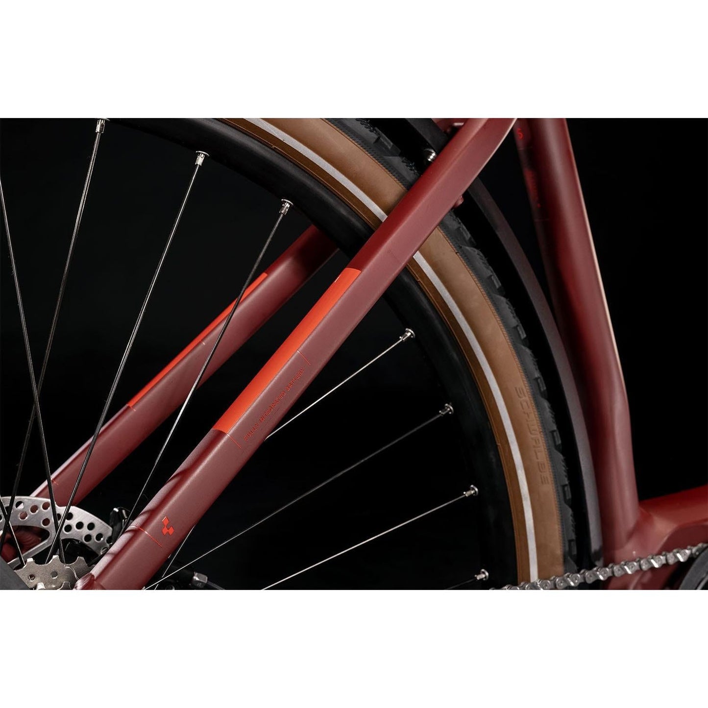 Cube Nuride Hybrid Performance 625 Allroad EasyEntry Electric Hybrid Bike Dark Red 'n' Red