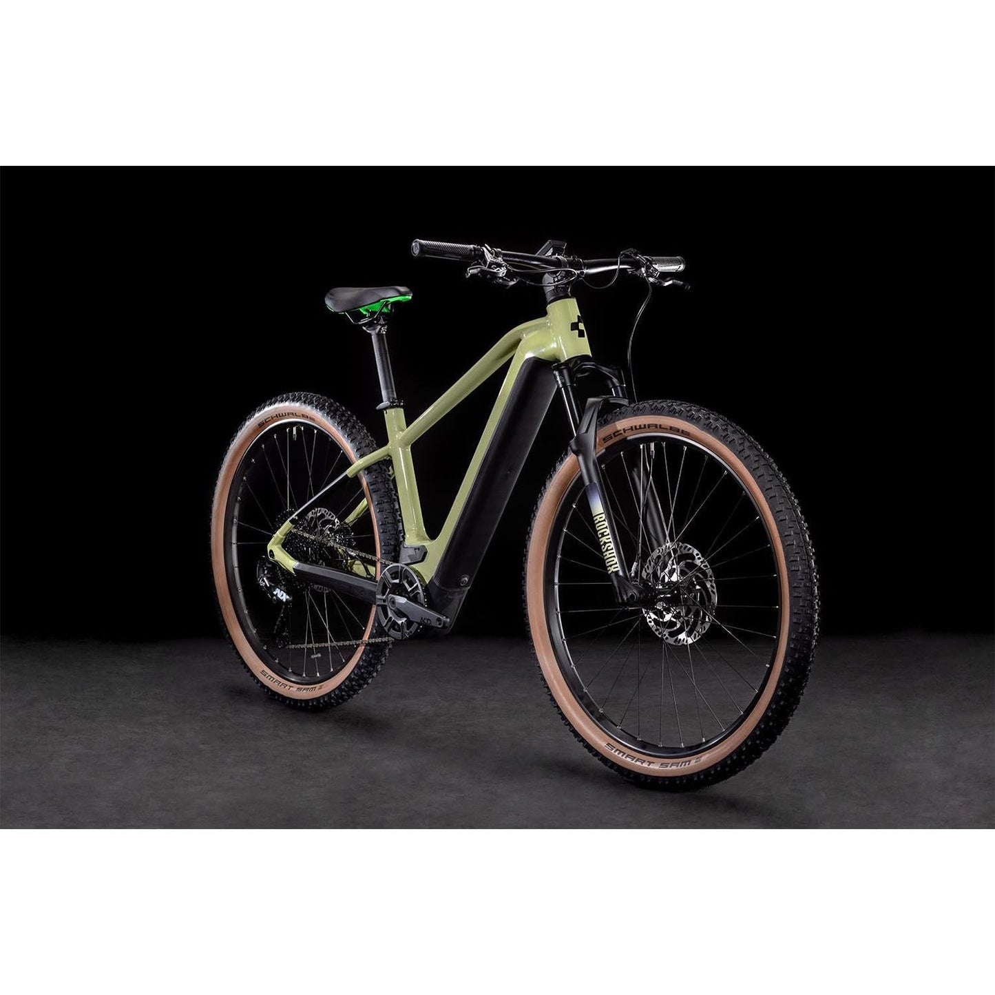 Cube Reaction Hybrid EXC 750 Electric Hardtail Mountain Bike Green 'n' Flash Green