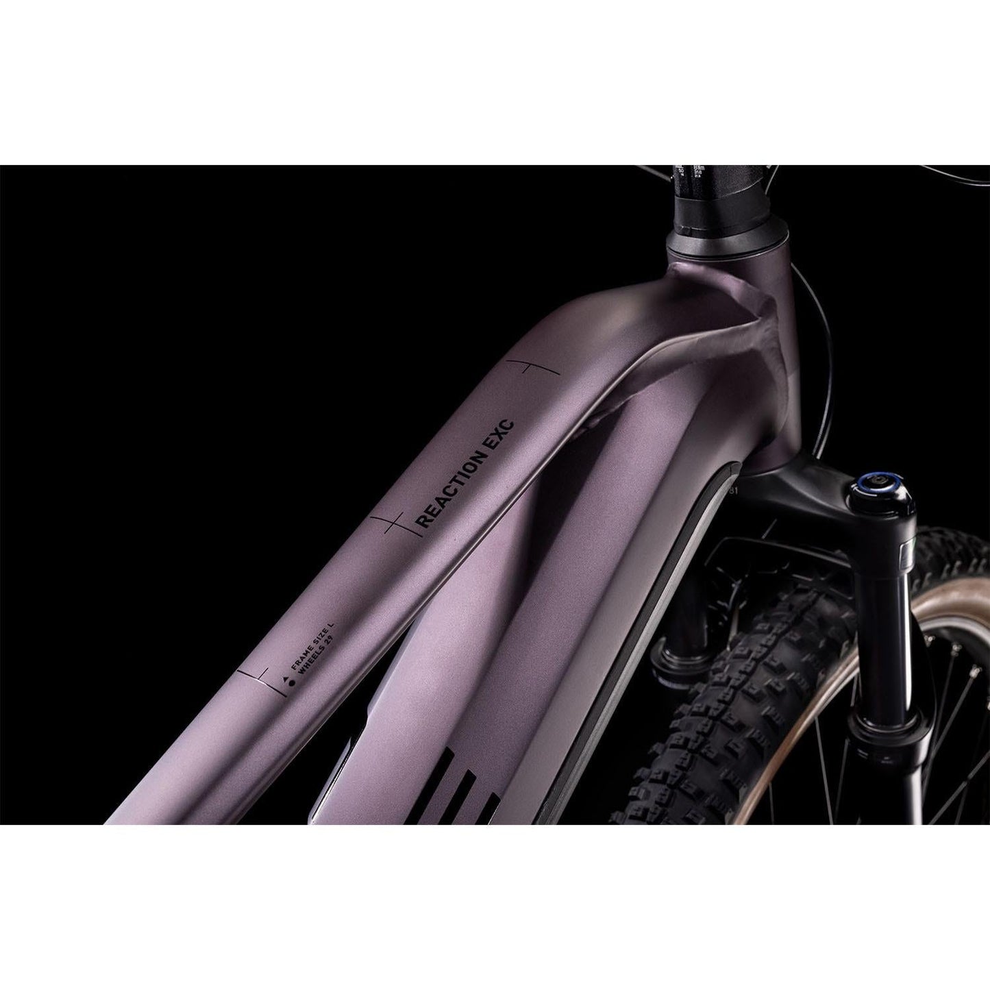 Cube Reaction Hybrid EXC 750 Electric Hardtail Mountain Bike Smoky Lilac 'n' Black