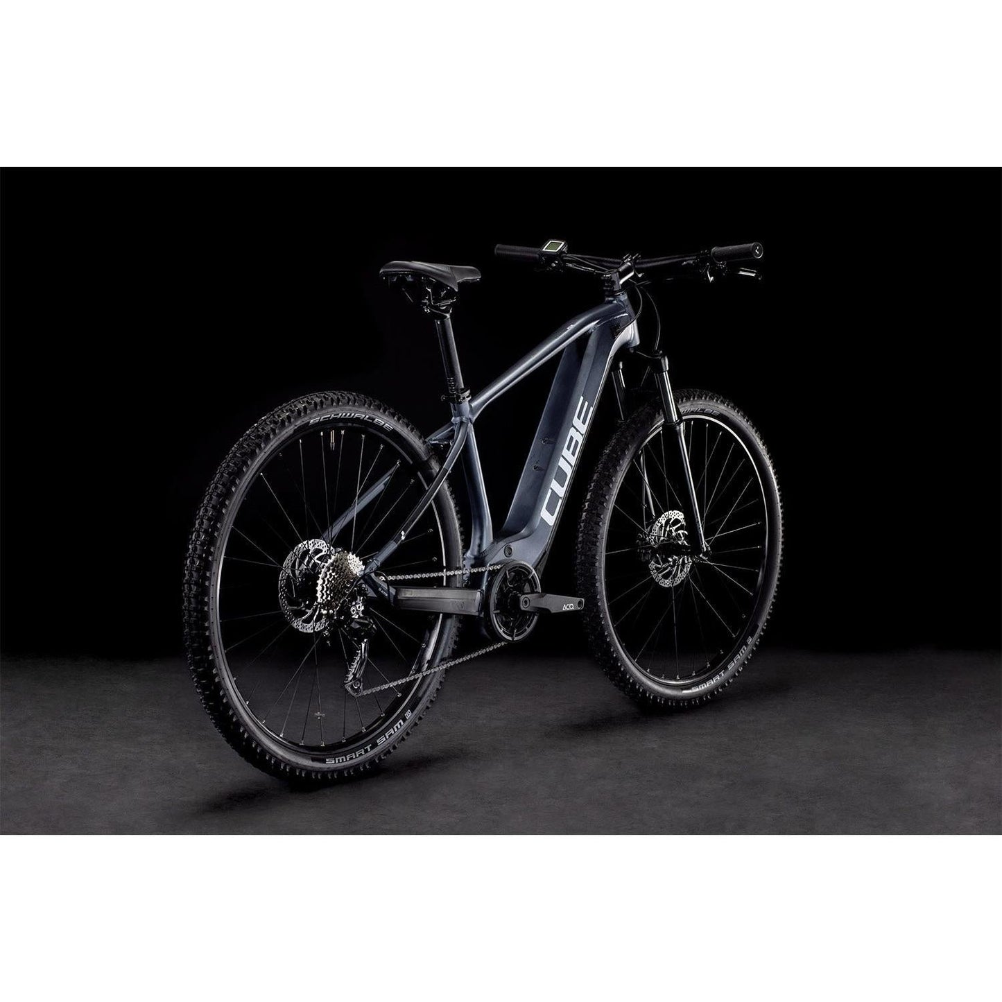 Cube Reaction Hybrid Performance 625 Electric Hardtail Mountain Bike Metallic Grey 'n' White