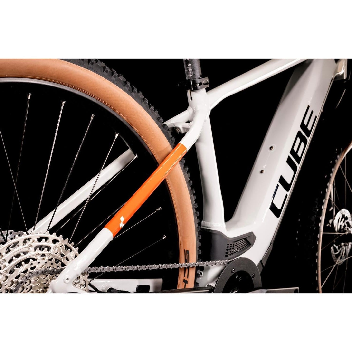 Cube Reaction Hybrid Pro 500 Electric Hardtail Mountain Bike Grey 'n' Red