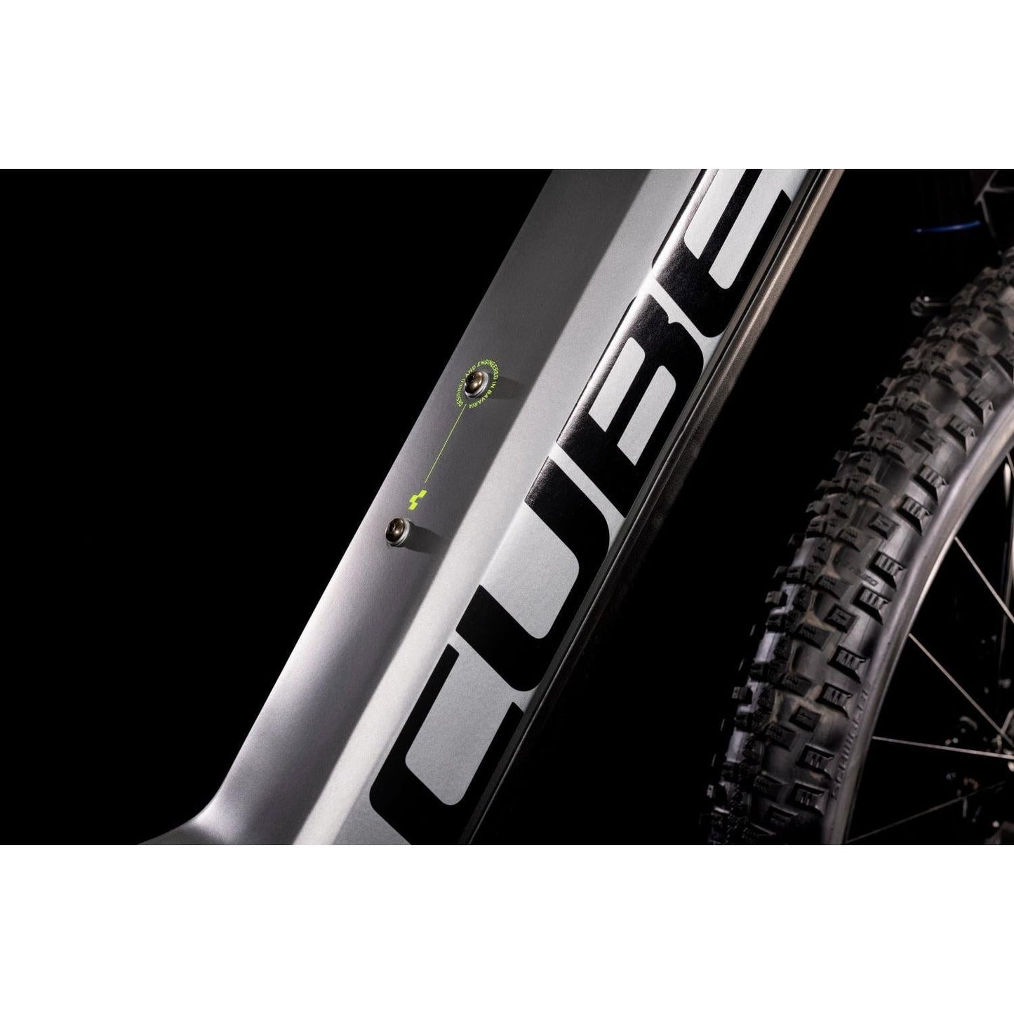 Cube Reaction Hybrid Pro 625 Electric Hardtail Mountain Bike Flash Grey 'n' Green