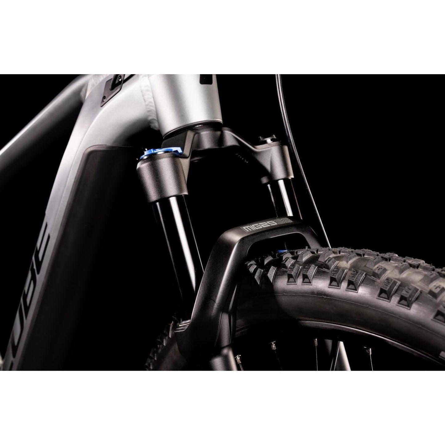 Cube Reaction Hybrid Pro 625 Electric Hardtail Mountain Bike Flash Grey 'n' Green
