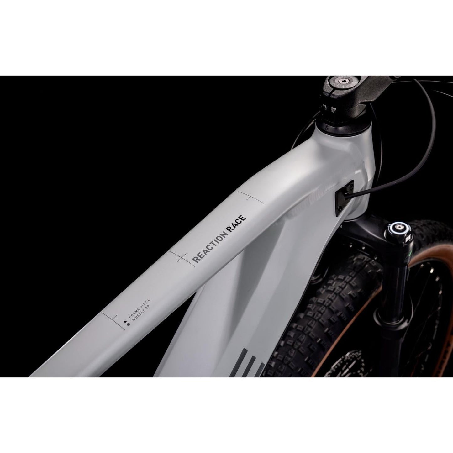Cube Reaction Hybrid Race 625 Electric Hardtail Mountain Bike Lunar Grey