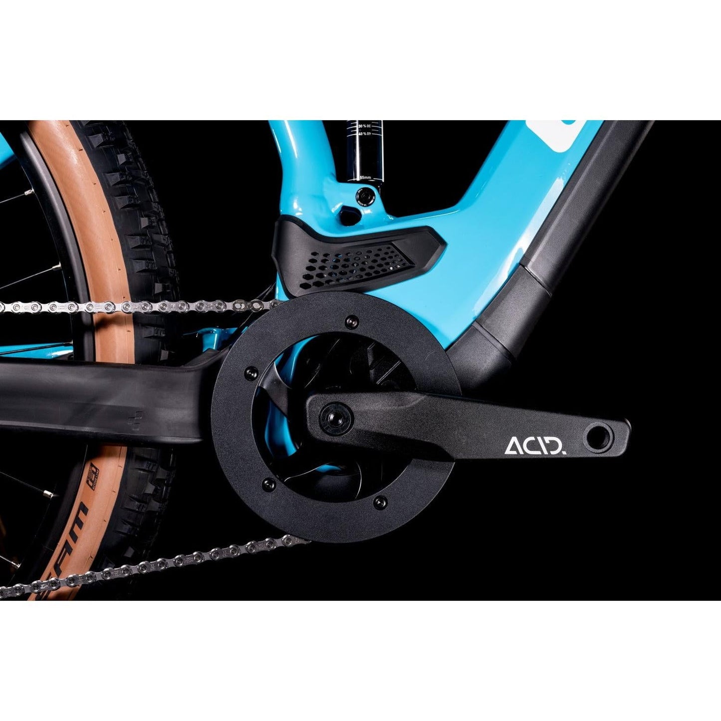 Cube Stereo Hybrid 120 Pro 625 Electric Dual Suspension Mountain Bike Sky Blue 'n' White