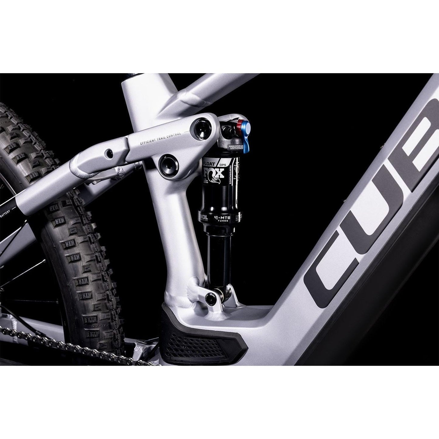 Cube Stereo Hybrid 120 Race 625 Electric Dual Suspension Mountain Bike Polar Silver 'n' Black