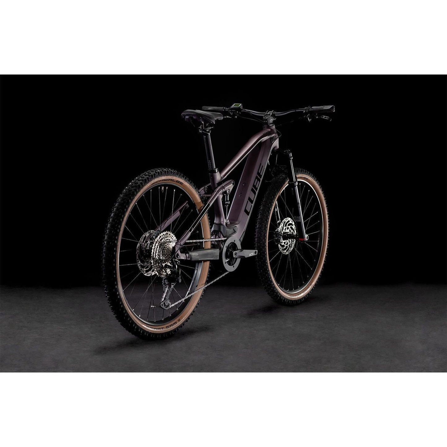 Cube Stereo Hybrid 120 Race 625 Electric Dual Suspension Mountain Bike Smoky Lilac 'n' Black