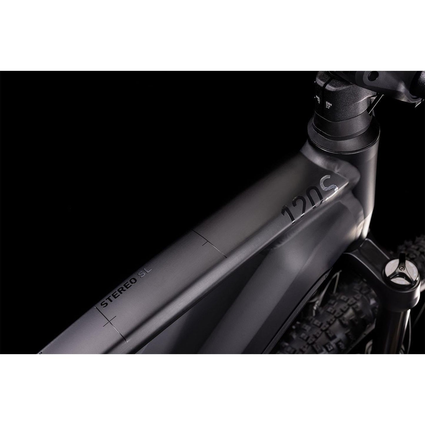 Cube Stereo Hybrid 120 SL 750 Electric Dual Suspension Mountain Bike Black 'n' Metal
