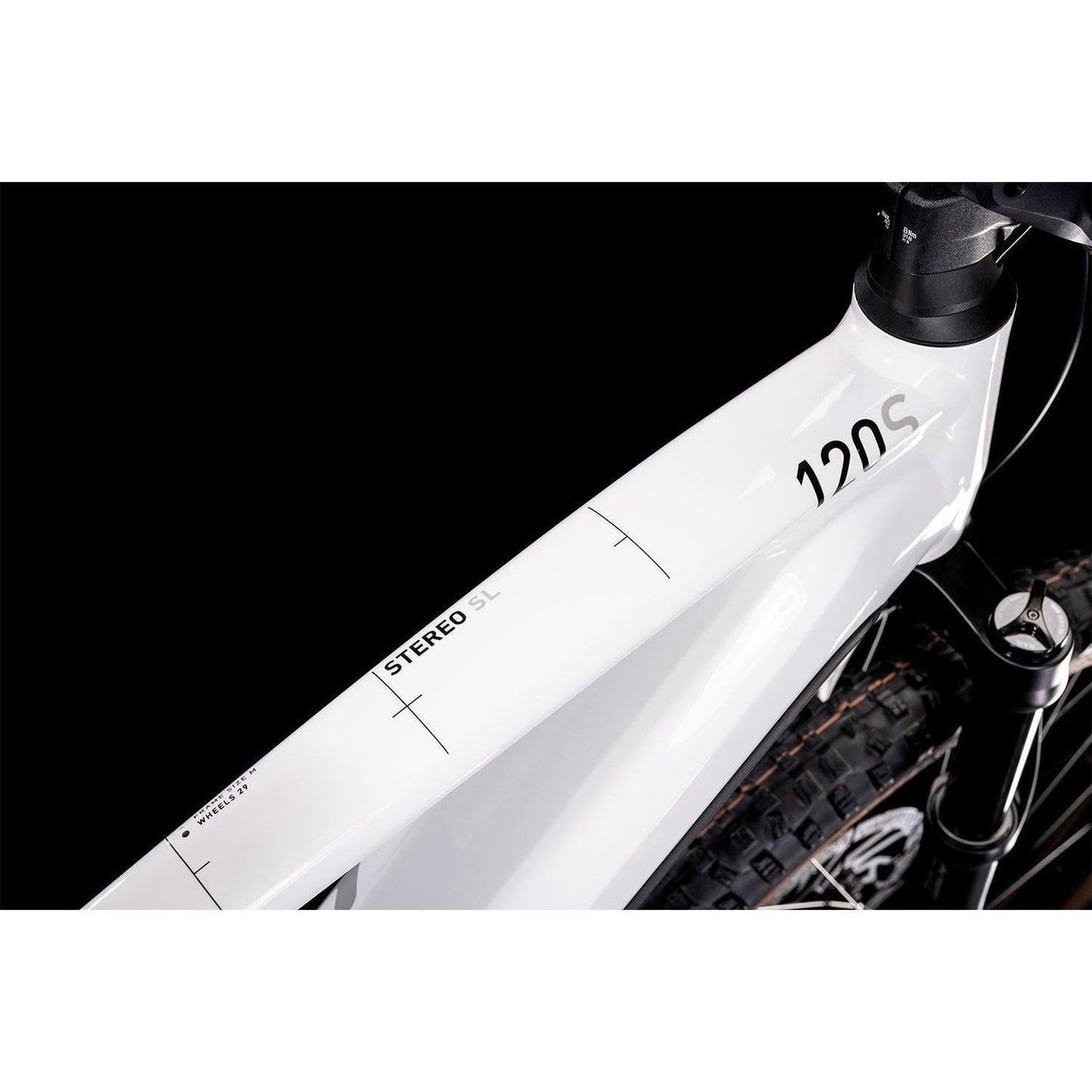 Cube Stereo Hybrid 120 SL 750 Electric Dual Suspension Mountain Bike White 'n' Grey