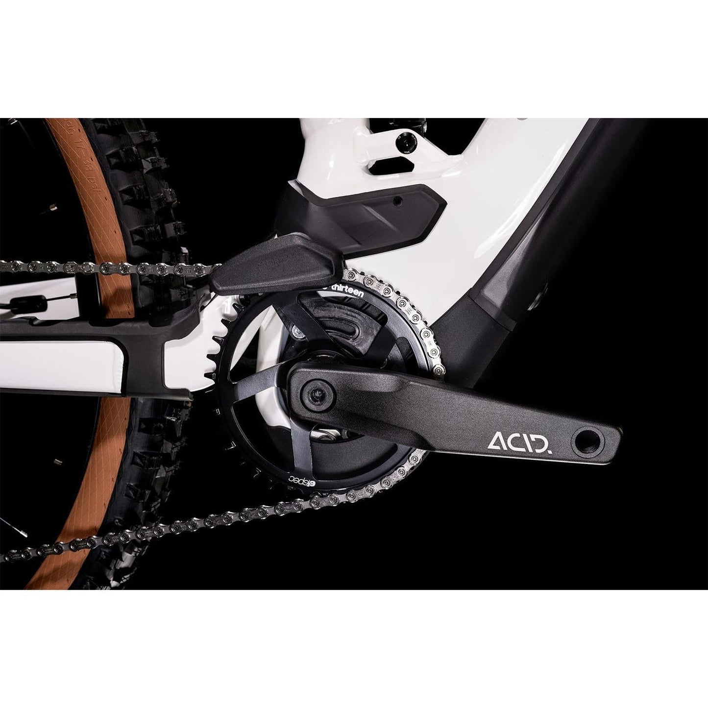 Cube Stereo Hybrid 120 SL 750 Electric Dual Suspension Mountain Bike White 'n' Grey