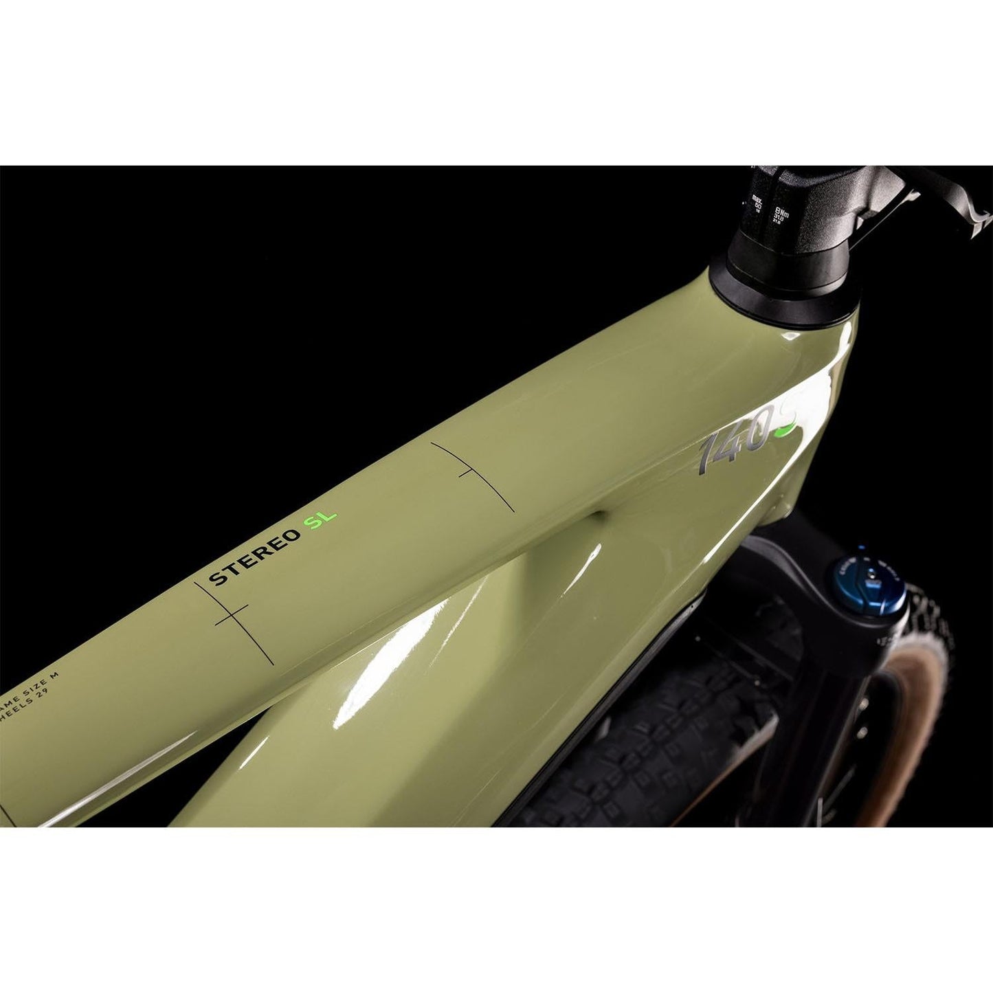 Cube Stereo Hybrid 140 HPC SL 625 Electric Dual Suspension Mountain Bike 27.5'' Green 'n' Flash Green