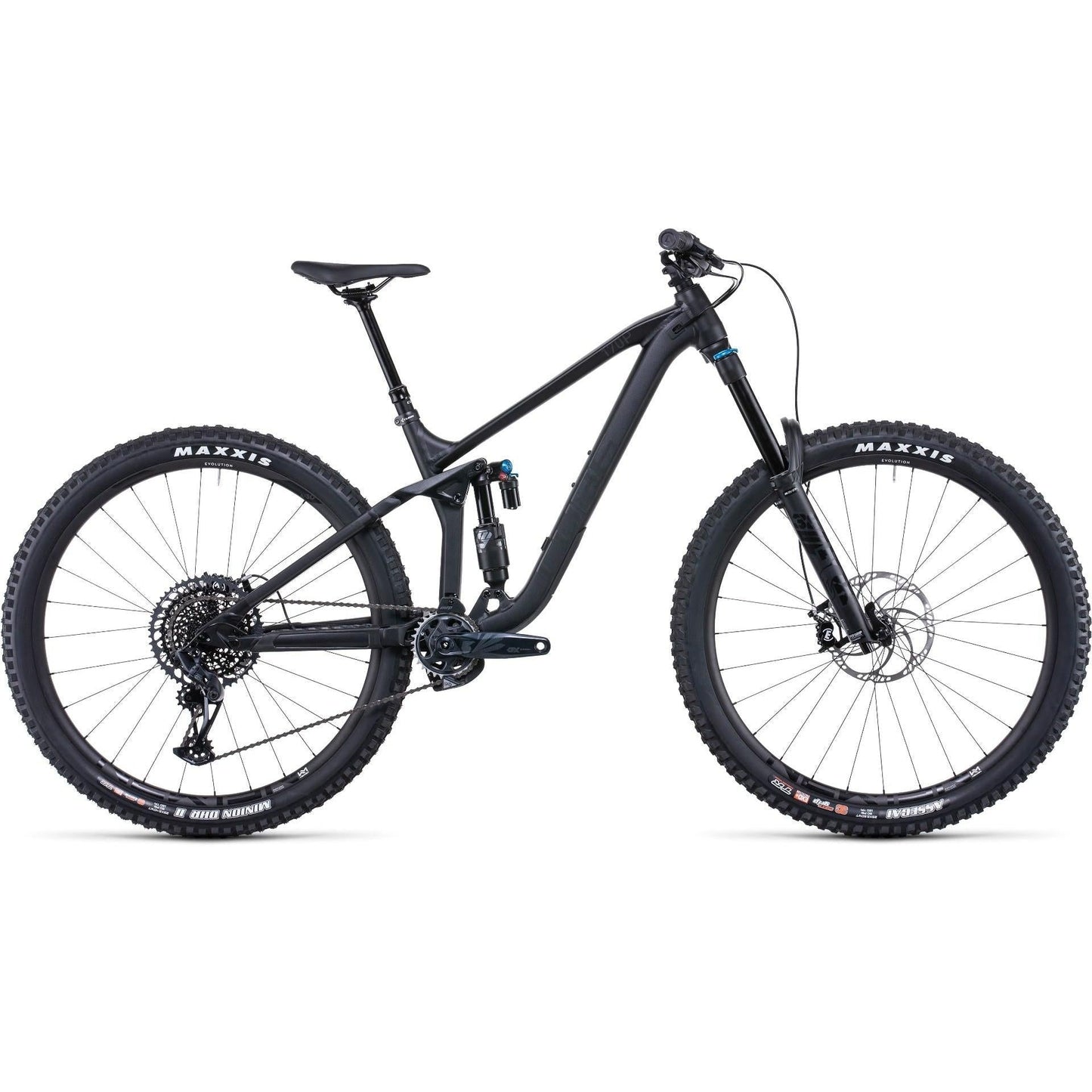 Cube Stereo ONE77 Pro Dual Suspension Mountain Bike Black Anodised