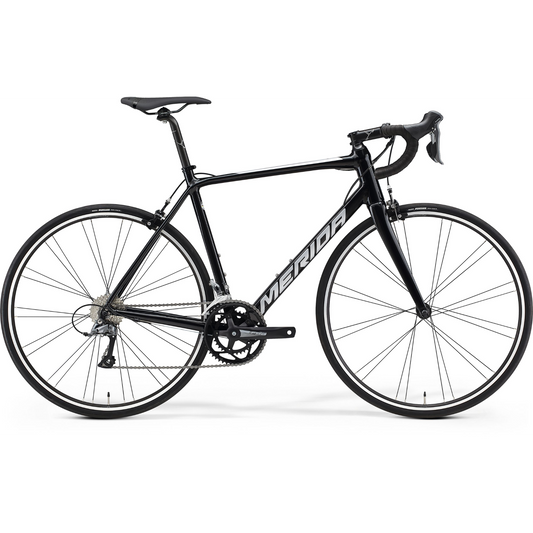 Merida Scultura Rim 100 Road Bike Metallic Black/Silver