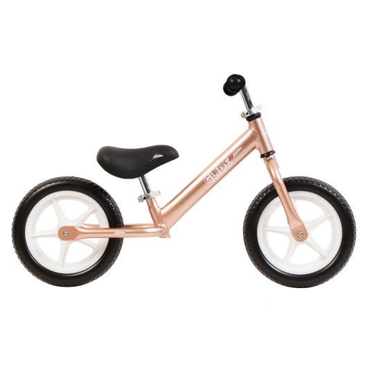 Pedal Glide Alloy 12'' Kids Balance Bike Gold