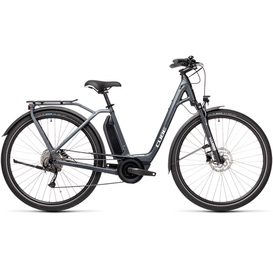 Cube Town Sport Hybrid ONE 400 Electric Hybrid Bike Iridium/Grey