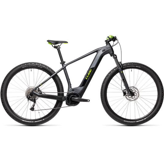 Cube Reaction Hybrid Performance 400 Electric Mountain Bike Iridium/Green (2021)