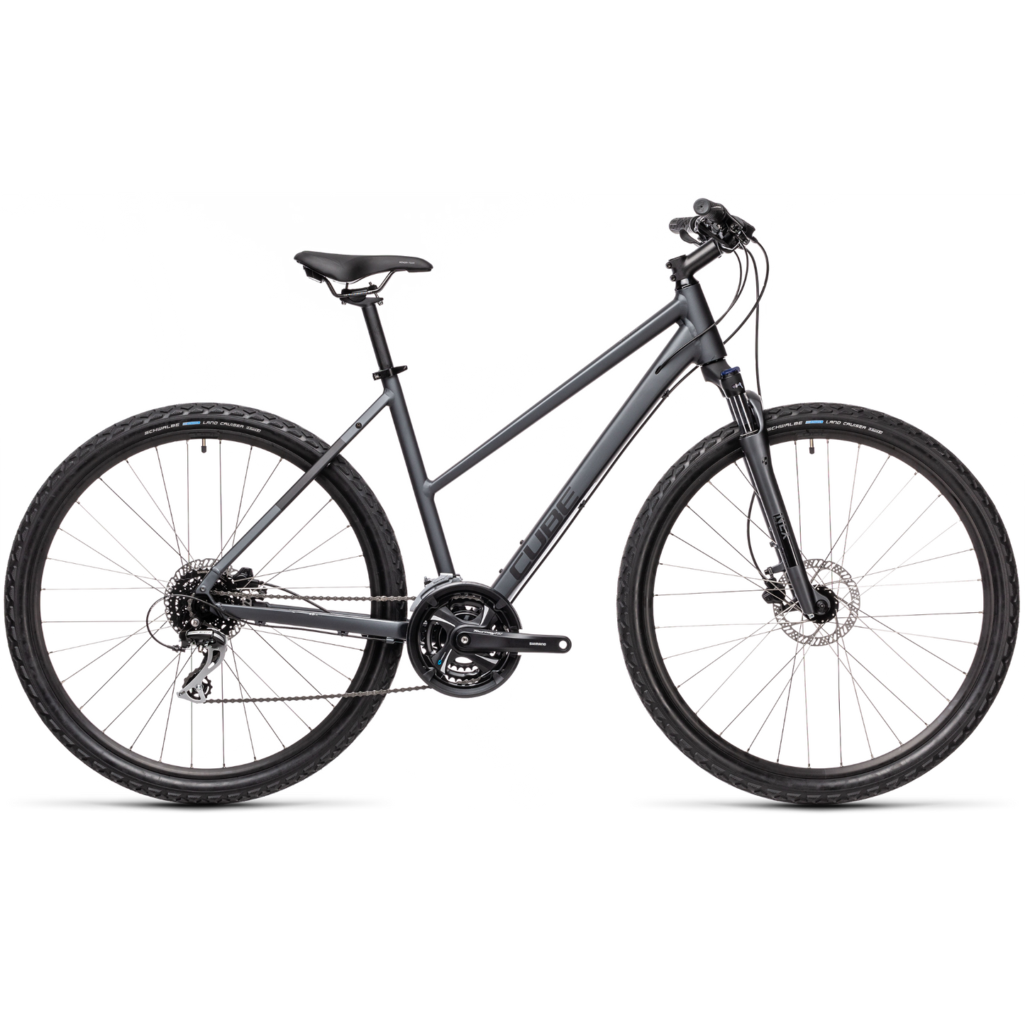 Cube Nature Trapeze Hybrid Bike Iridium/Black