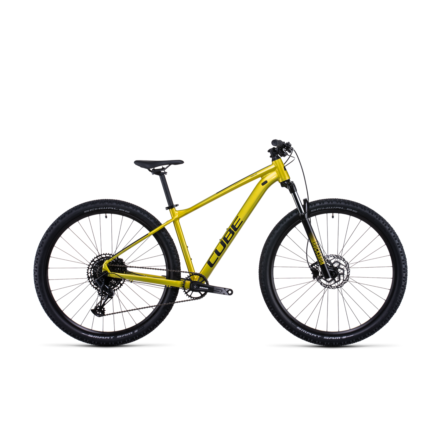 Cube Analog Hardtail Mountain Bike Flashlime Black