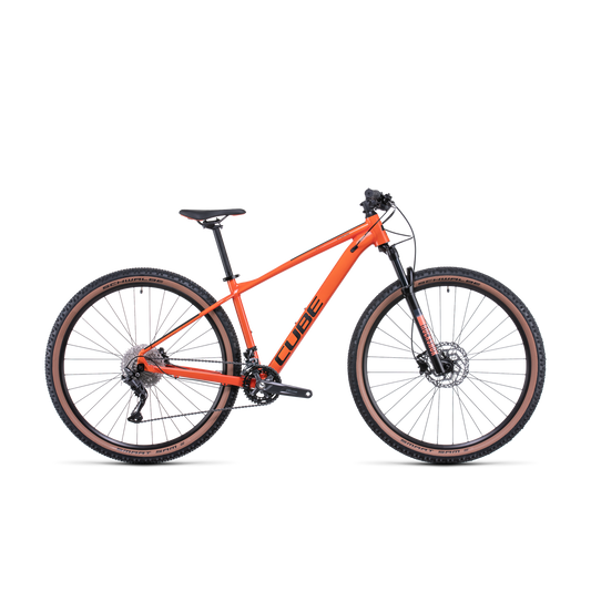 Cube Attention Hardtail Mountain Bike Burnt Orange Black  EURO Spec