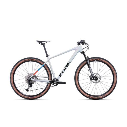 Cube Reaction C:62 Pro Hardtail Mountain Bike Prismagrey Blue Red