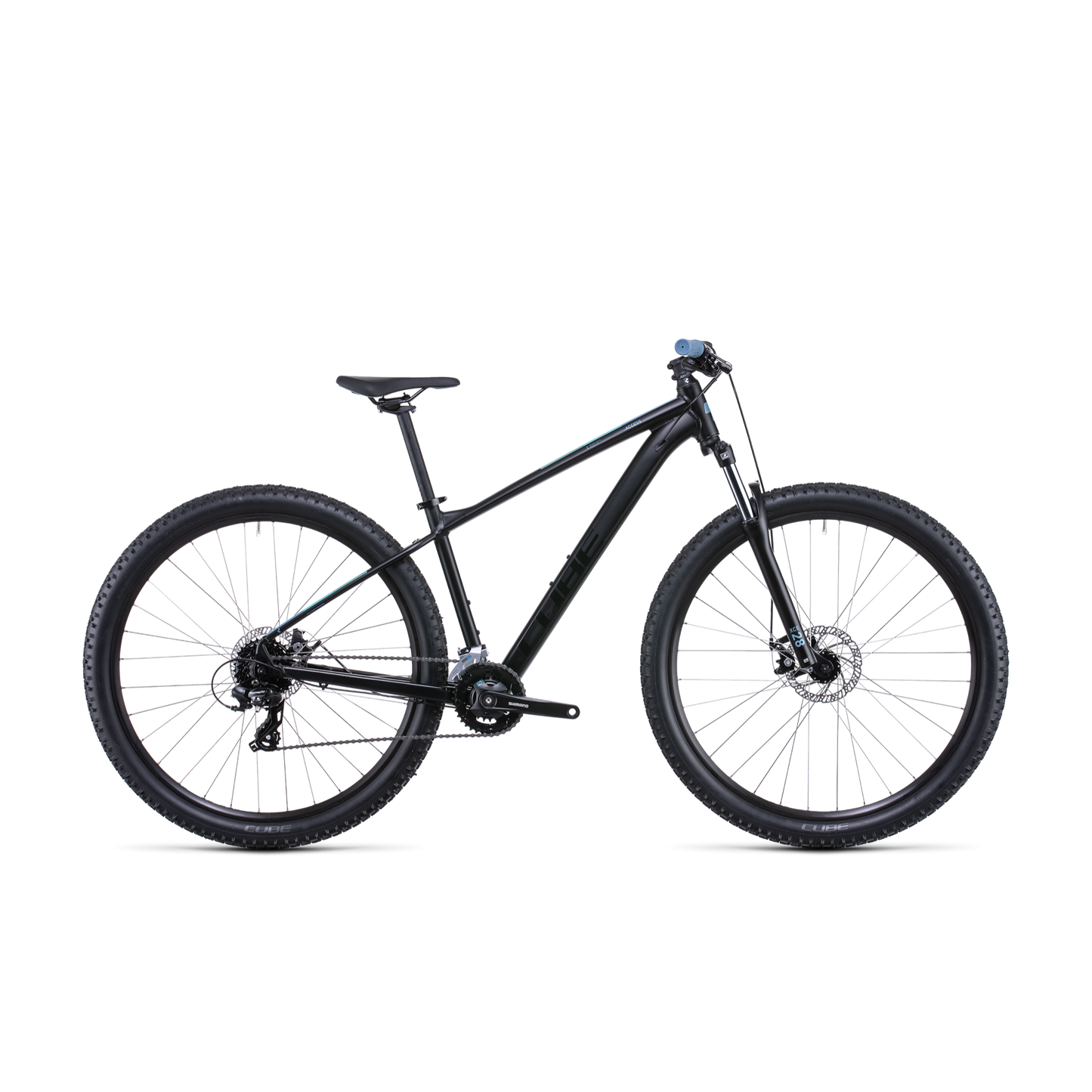 Cube Access Hardtail Mountain Bike Black Blue