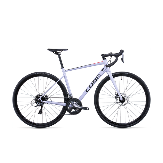 Cube Axial Road Bike Sparkle White 'n' Coral